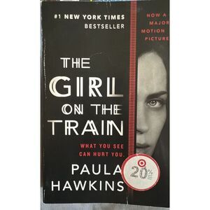 The Girl on the Train (Movie Tie-In) by Paula Hawkins (2016, Trade Paperback,...